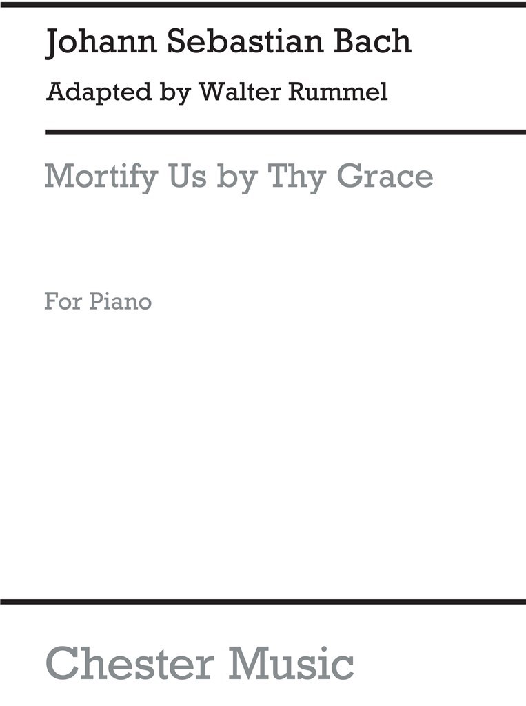 Mortify Us By Thy Grace